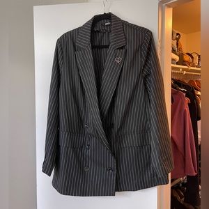 HM size L Striped Blazer